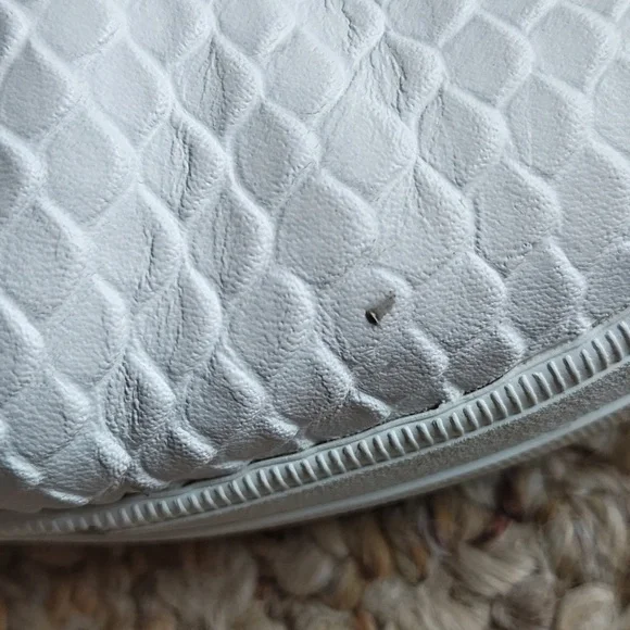 Sperry White w/ Rose Gold Accent Slip-On Sneakers Size 9 - Picture 6 of 7